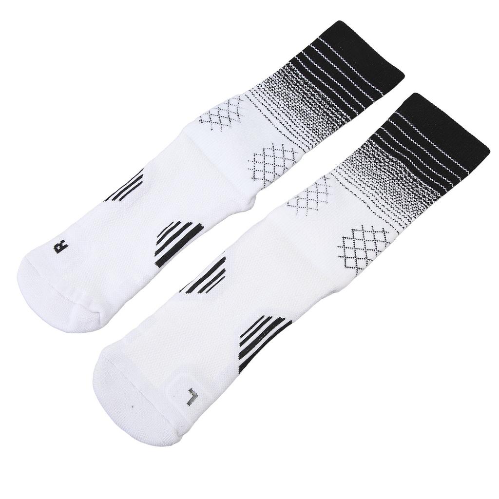Męskie Sportowe Skarpetki Crew Elitowe Skarpetki do Koszykówki Amortyzowane Sportowe Skarpetki Crew Grube