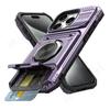 Pouzdro Pro iPhone 11 13 14 15 16 Pro Max 14 15 16 Plus 11 Magnetický Otočný Kroužek Stojánek Odolné Ochrana Proti Pádu Peněženka