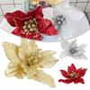 Beautiful Ornament Decoration Poinsettia Christmas Atmosphere