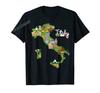 Men Women T Shirt More Design Italy Flag Vintage Italian design Italia TShirt Map Tops 100 Cotton  Tees
