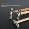 Rundkopf-Holzgriff-Kugelkopfhammer für Holzbearbeitung & Montage
