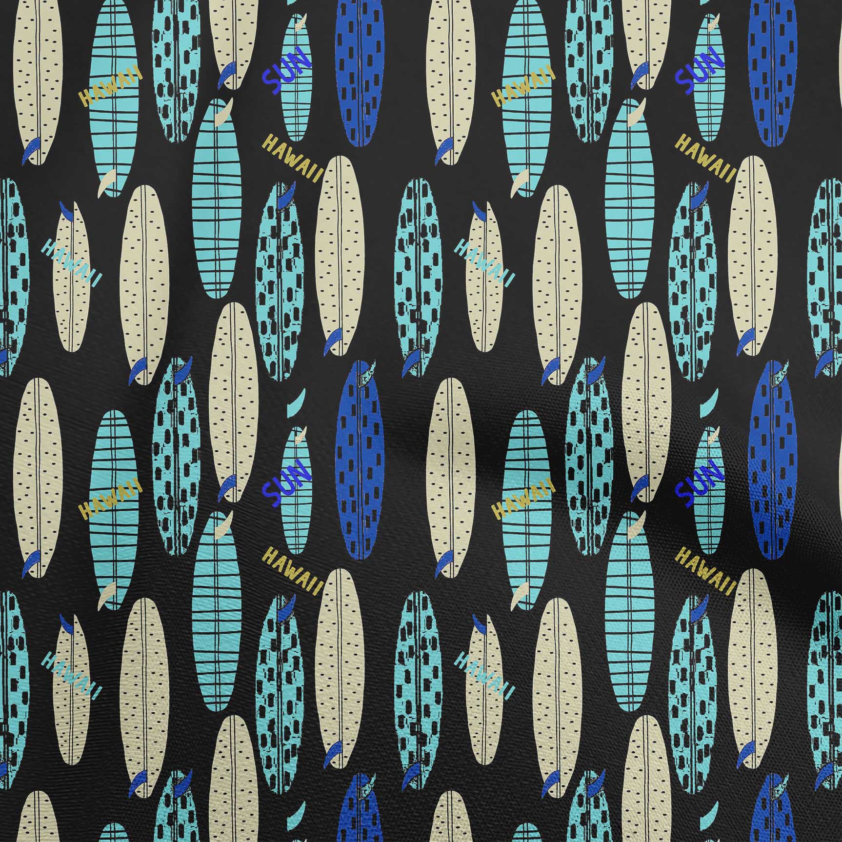 

oneOone Cotton Flex Light Blue Fabric Beach Hawai Fabric For Sewing Printed Craft Fabric By The Yard 40 Inch 42 Inch Wide - Viscose Chiffon жовтий