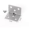 10/20 Stück Edelstahl-Eckverbinder in L-Form, multifunktionale Winkelprofile aus Eisen, L-förmige Halterung