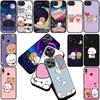 BUBUs DUDUs Silicone Cover for Apple iPhone 16 14 15 Plus 11 Pro Max 16E ProMax + 15Plus 16+ 14+ Coque Phone Case