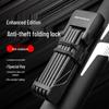 Multi-Function Anti-Theft Folding Lock for Bikes and Motorcycles