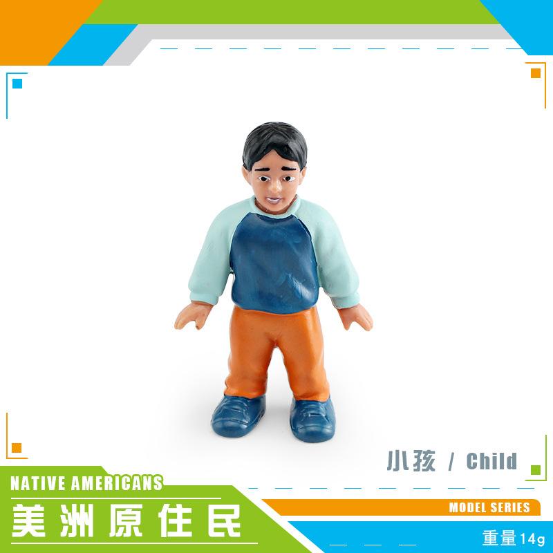 Simulated Family Member Character Model Grandpa Grandma Dad Mom Doll Parent-Child Relationship Static Ornament
