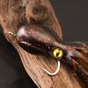 2pcs Built-in Counterweight Fishing Lure 11cm Length 22g Weight Artificial Bait Long Tail Silicone Material Squid Skirts