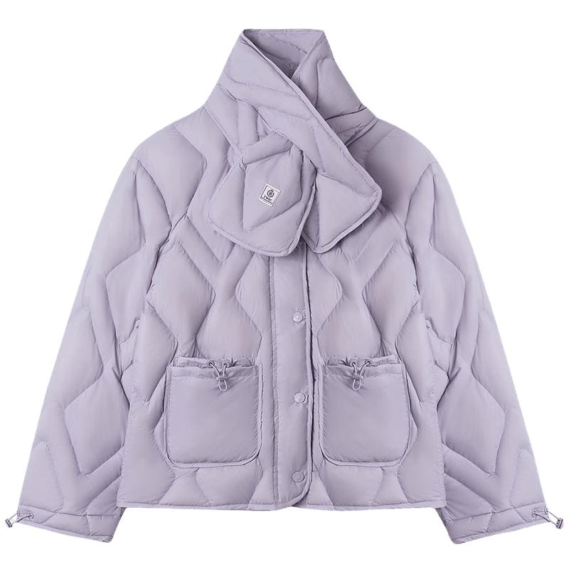 Teenie Weenie Zhao Lusi Endorsed Lightweight Puffy White Duck Down Jacket M