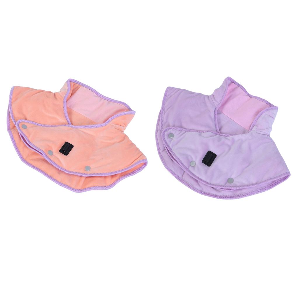 Almofada de ombro aquecida para pescoço com 3 ajustes de temporizador, envoltório de aquecimento elétrico confortável e agradável à pele para pescoço