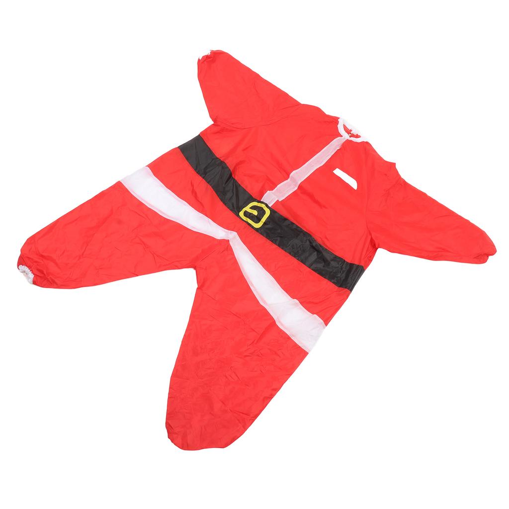 Inflatable Santa Suit Vivid Colors Battery Powered Inflator Polyester Inflatable Christmas Suit for