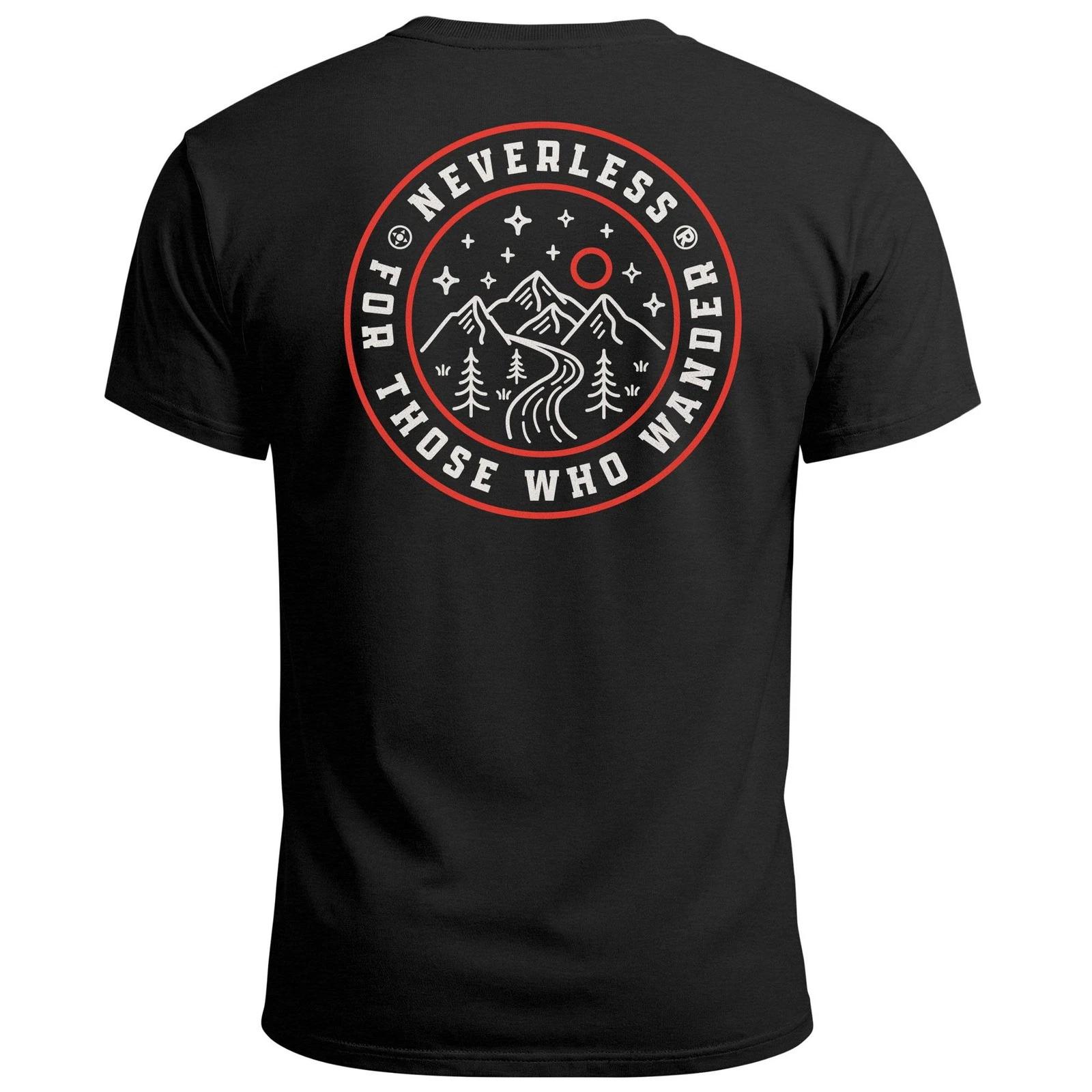 Men s T-Shirt Backprint Adventure Badge Outdoor Emblem Fashion Street Style- S