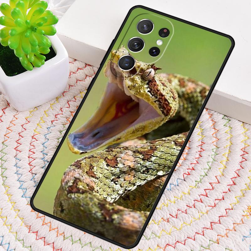Snake Reptile Cold Blooded Phone Case For Samsung Galaxy Note 10 Pro S26 S25 S24 S23 S22 Ultra Plus S21 FE S20 Shockproof Cover