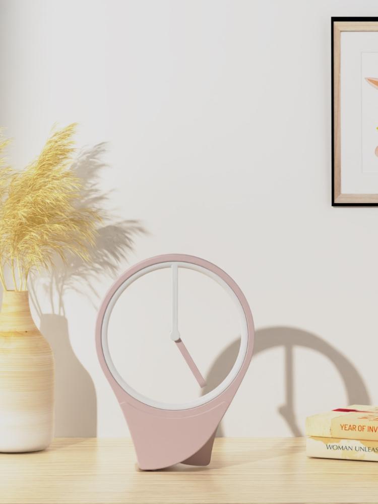 Floating Clock Without Dial Stylish Simple Household Desktop Decoration Modern Atmosphere Advanced Wind Desktop Clock Decoration