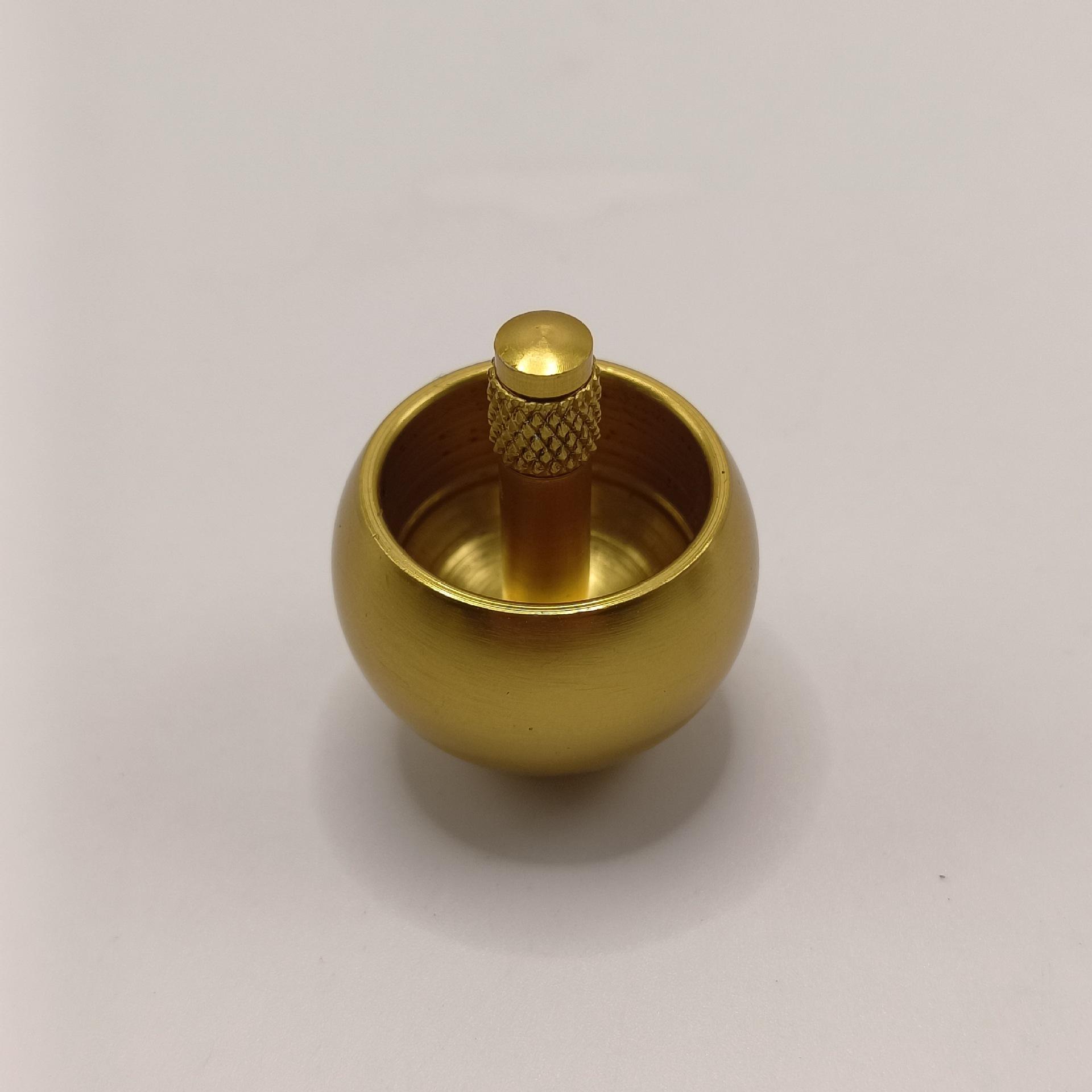 

Mushroom Head Automatically Flips The Gyro, Reverses The Universe Metal Gyro, Children S Educational Toys Are New And Strange 3.5*3CM золотой