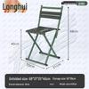 Longhui Portable Folding Stool with Backrest