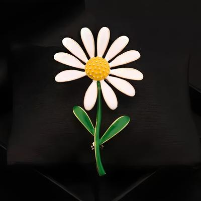 Fashionable Daisy Brooch for Both Men and Women, Versatile and Trendy Sunflower Brooch with A High-end Feel