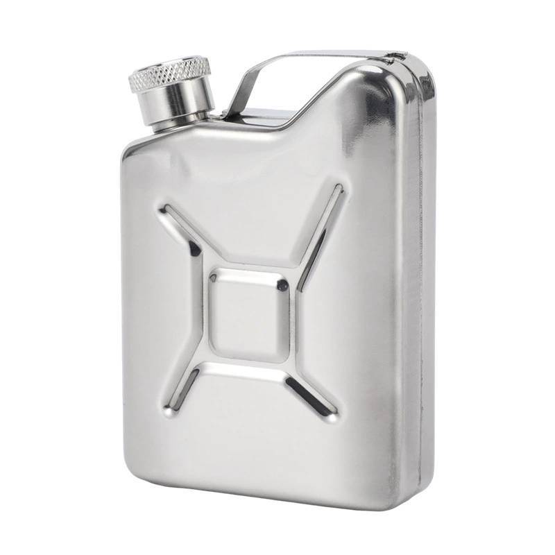 Heavy Duty Stainless Steel Liquor Bottle With Compact Size For Travel And Household Storage