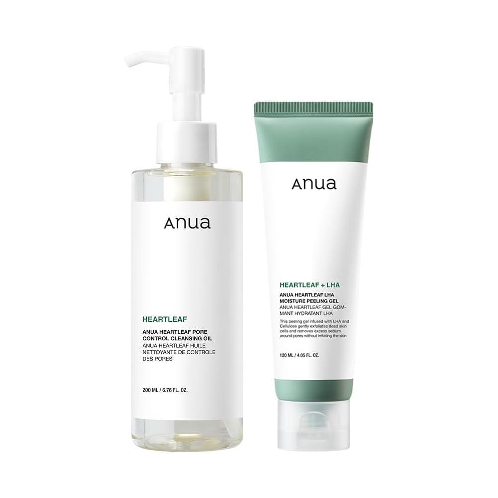 Dokudami Cleansing Oil 200ml + Peeling Gel 120ml Skin Care Set