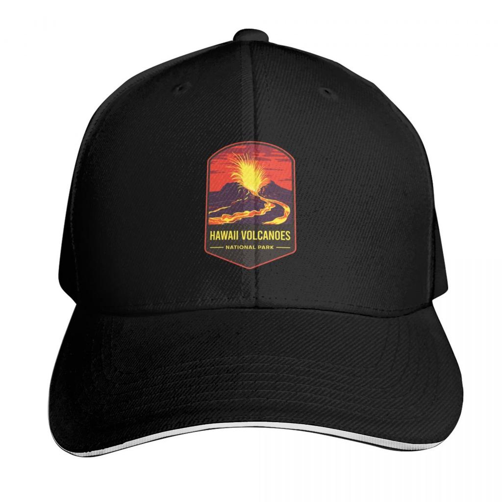 Hawaii Volcanoes National Park Baseball Cap GentleUnisex Hat Fishing Hat Fashion Beach Luxury Unisex Cap Golf Women Unisexs