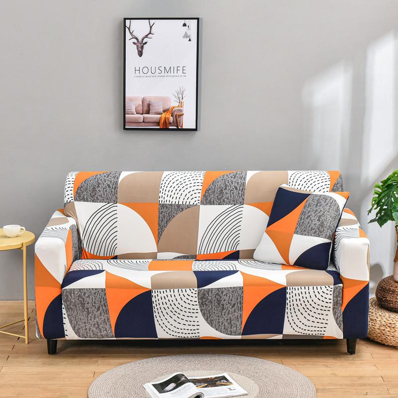 HOUSMIFE Elastic Sofa Covers for Living Room Funda Sofa Couch Cover Chair Protector 1/2/3/4-seater Geometric Sofa Slipcovers