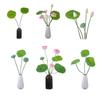 Lotus Flower & Leaf Artificial Decoration - Green Plant Handicraft INS Style for Wedding