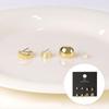 Triangular Cubic Ring 8-Set Anti-Hypertensive Earrings