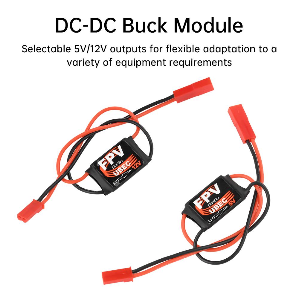 DC-DC Converter Step Down Module 3A 5V 12V Mini BEC For RC Plane FPV Promotion Black & Red RC Air Plane Accessory Hot Selling