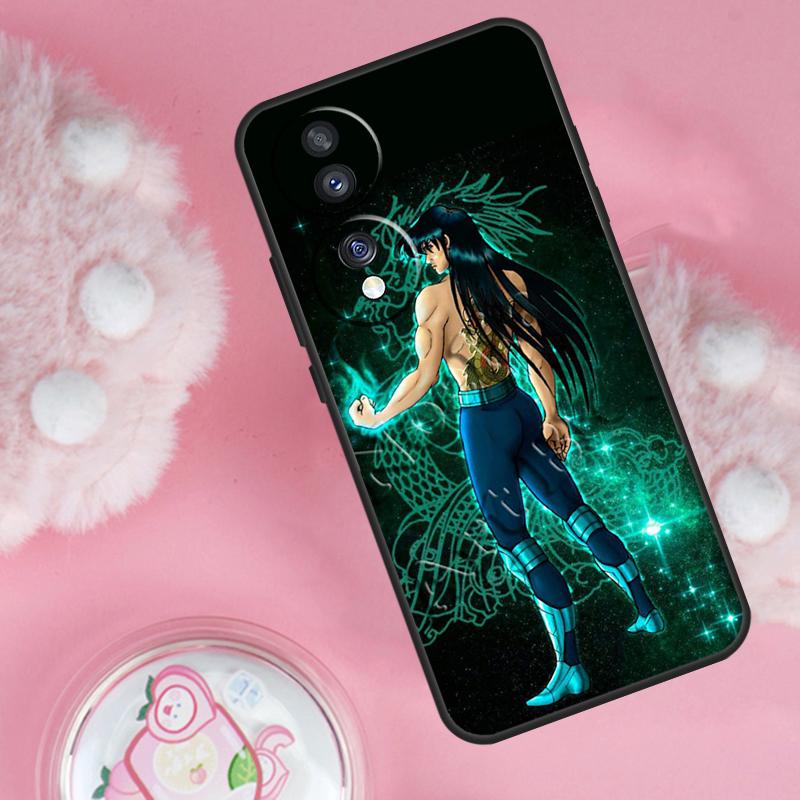 Saint Seiya Shiryu Case For Honor 200 Pro 50 70 90 Lite X9b X9a X8b X8a X8 X9 X9c Honor Magic 7 6 5 Lite Cover