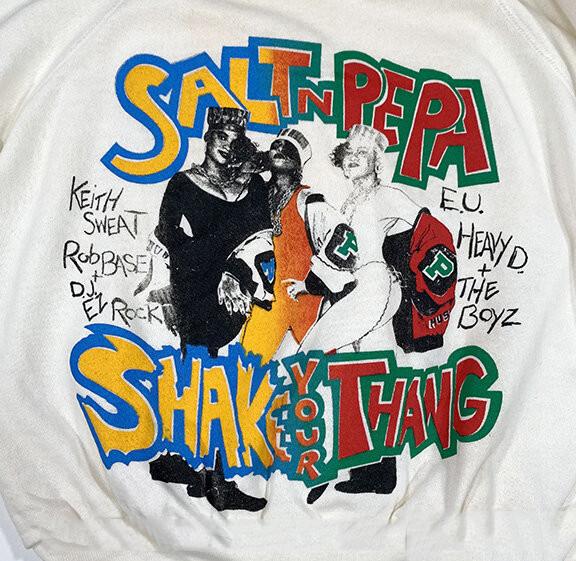 Vtg Salt N Pepa Shake Your T-shirt Short Sleeve Men Women Full Size Unisex T-Shirt M