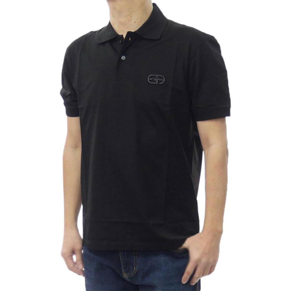 Emporio Armani Ss26 Embroidered Eagle Logo Fashion Short Sleeve Polo Shirt Men tops EM004579-AF13742-UC001