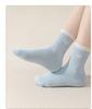 Girls’ Boneless Cotton Mid-Calf Socks - Breathable, Deodorant, Spring/Autumn Style