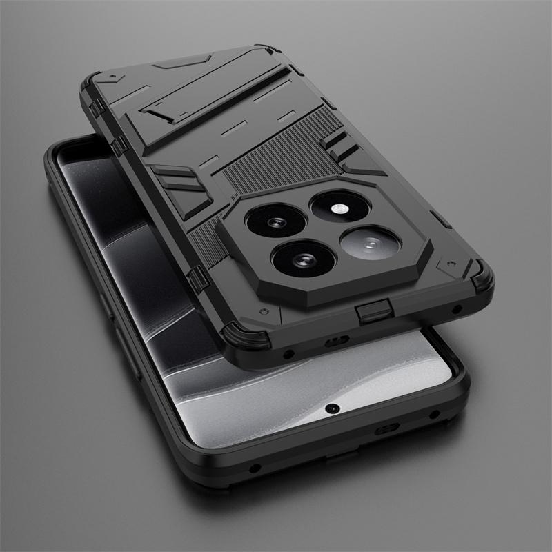 Note14 Pro+ Case Armor Shockproof Phone Cases For Xiaomi Redmi Note 14 Pro Note14Pro 5G 4G Magnetic Holder Stand Back Cover