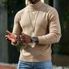 Men's Color Turtleneck Sweater for Casual Everyday Wear