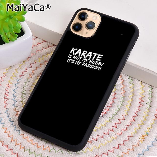 MaiYaCa Kung Fu Taekwondo Karate Phone Case For iPhone 17 Air 16 15 Plus 11 12 13 14 Pro Max Shell Coque