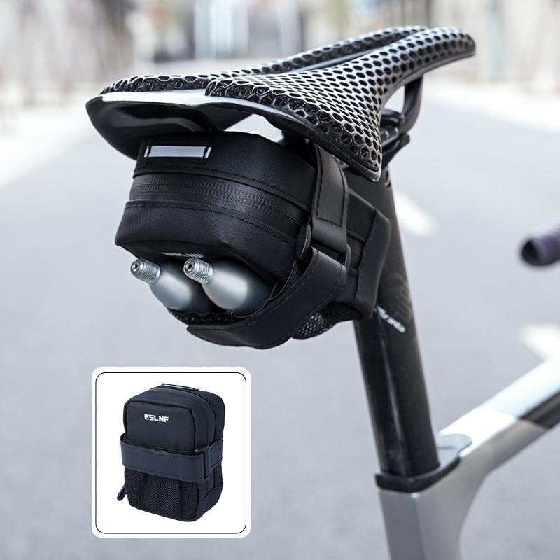 ESLNF Bike Saddle Bag Waterproof Mountain Road Bicycle Tail Bag Bike Under Seat Pack Cycling Tools Bag