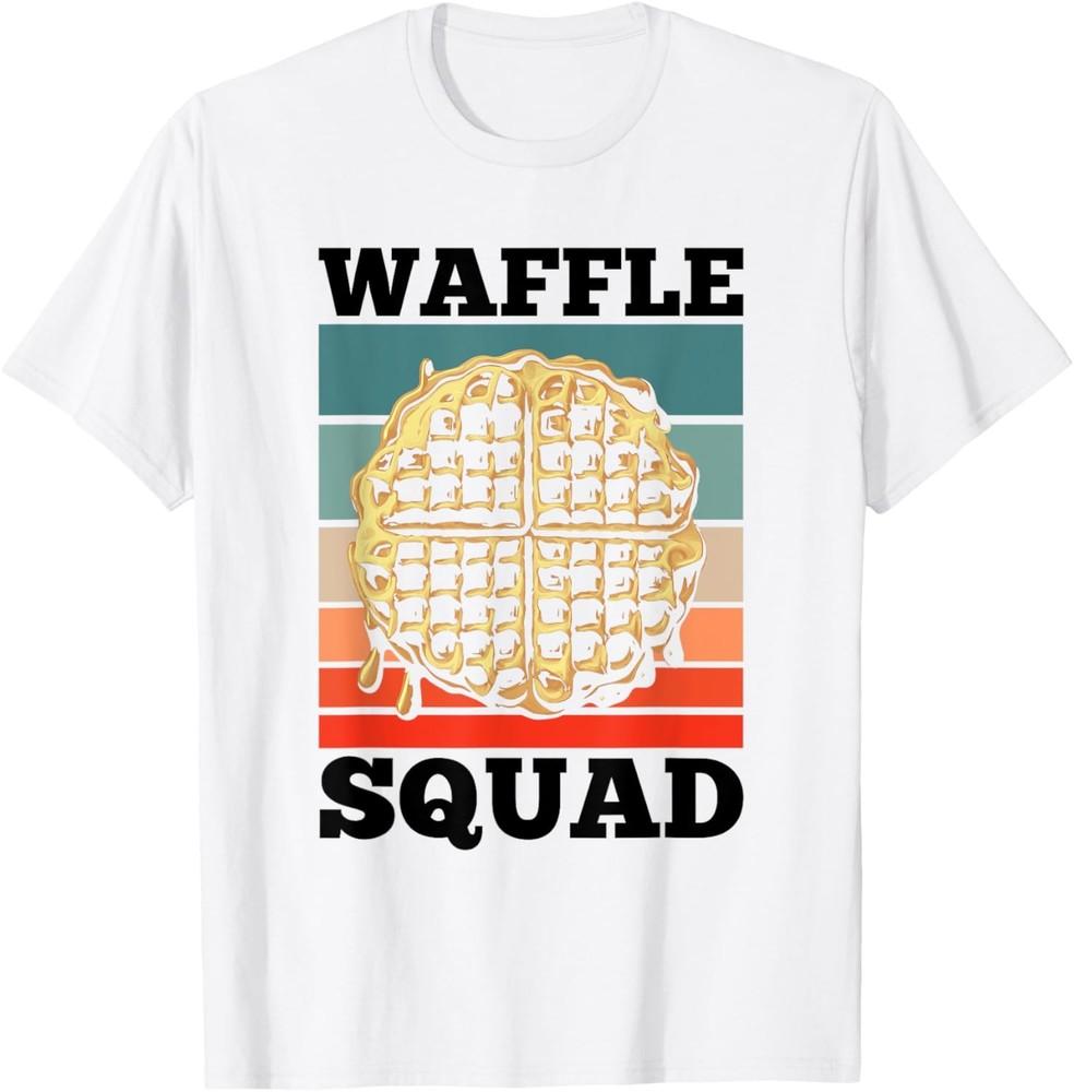 Крутая футболка с ироничной надписью  Waffle Squad Cool Waffle Chef  для унисекс L