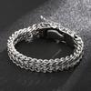 12mm Dragon Charm Bracelet with Mesh Chain - Stainless Steel 316L - KB148282-KJX