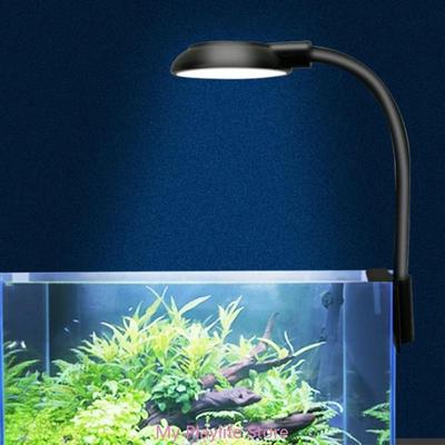 Aquarium-LED-Licht, 5 W LEDs für Salzwasserfische, zum Anklipsen, Korallentank, Aquarium-Licht mit Clip, verstellbarem Schlauch