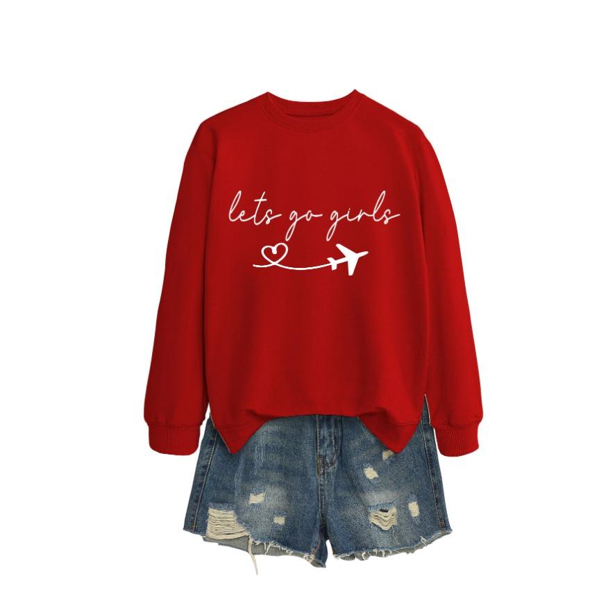 New Creative Fashion Sweatshirt Autumn Women's Sweatshirt Autumn and Winter Women's Thickened Sweatshirt Jacket Winter Large Size Sweatshirt