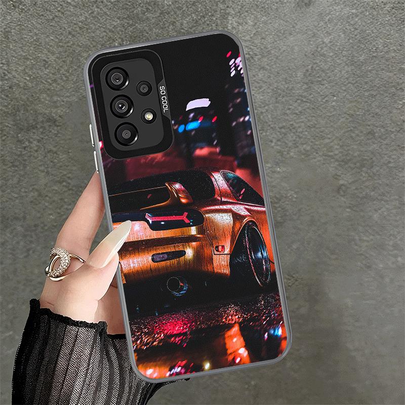 Japan JDM Sports Cars Theme Soft Phone Case for Samsung A17 A16 A15 A14 A13 A57 A56 A55 A54 A53 A37 A36 A35 A34 A33 A26 A25 A24