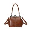 Elegant Women's Crossbody Handbag - Soft Leather, Trendy Niche Design, Simple Single-Shoulder Messenger Bag