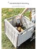 Portable Stair-Climbing Trolley: Folding Cart for Groceries, Camping, and Outdoor Use