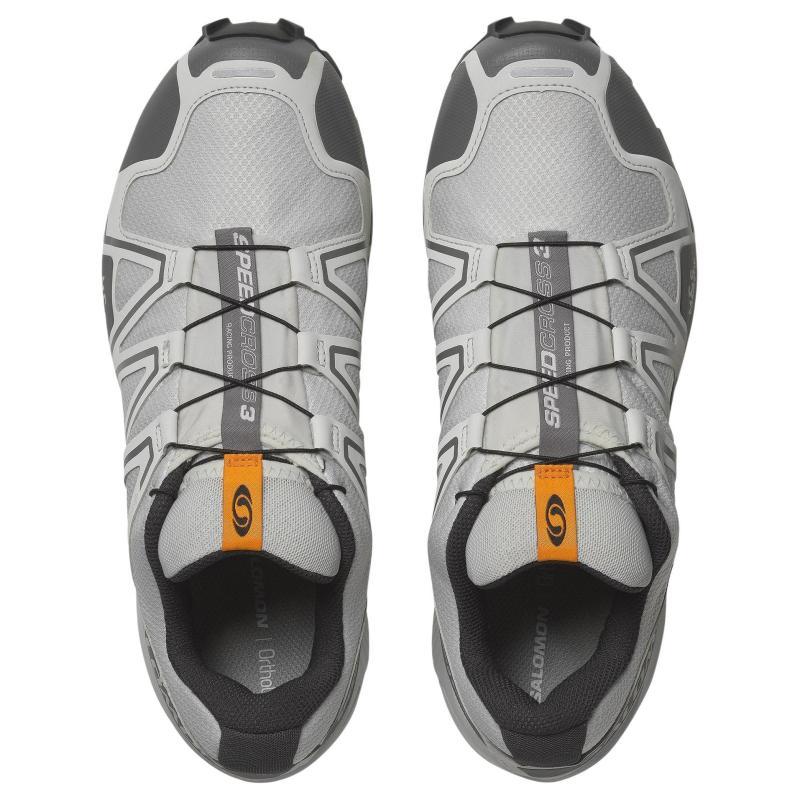 SALOMON Speedcross 3 Wasserdicht Niedrig geschnitten Freizeit Trailrunning Marathon Rennen Laufschuhe Unisex Weiß Grau Sneaker 477318