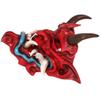 Red Resin Hannya Mask Halloween Decorative Face Mask For Party And Cosplay Events