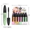 5D Volumizing Mascara Curling  Lengthening Black Mascara  Long-Lasting Formula Waterproof & Smudge-Proof Mascara
