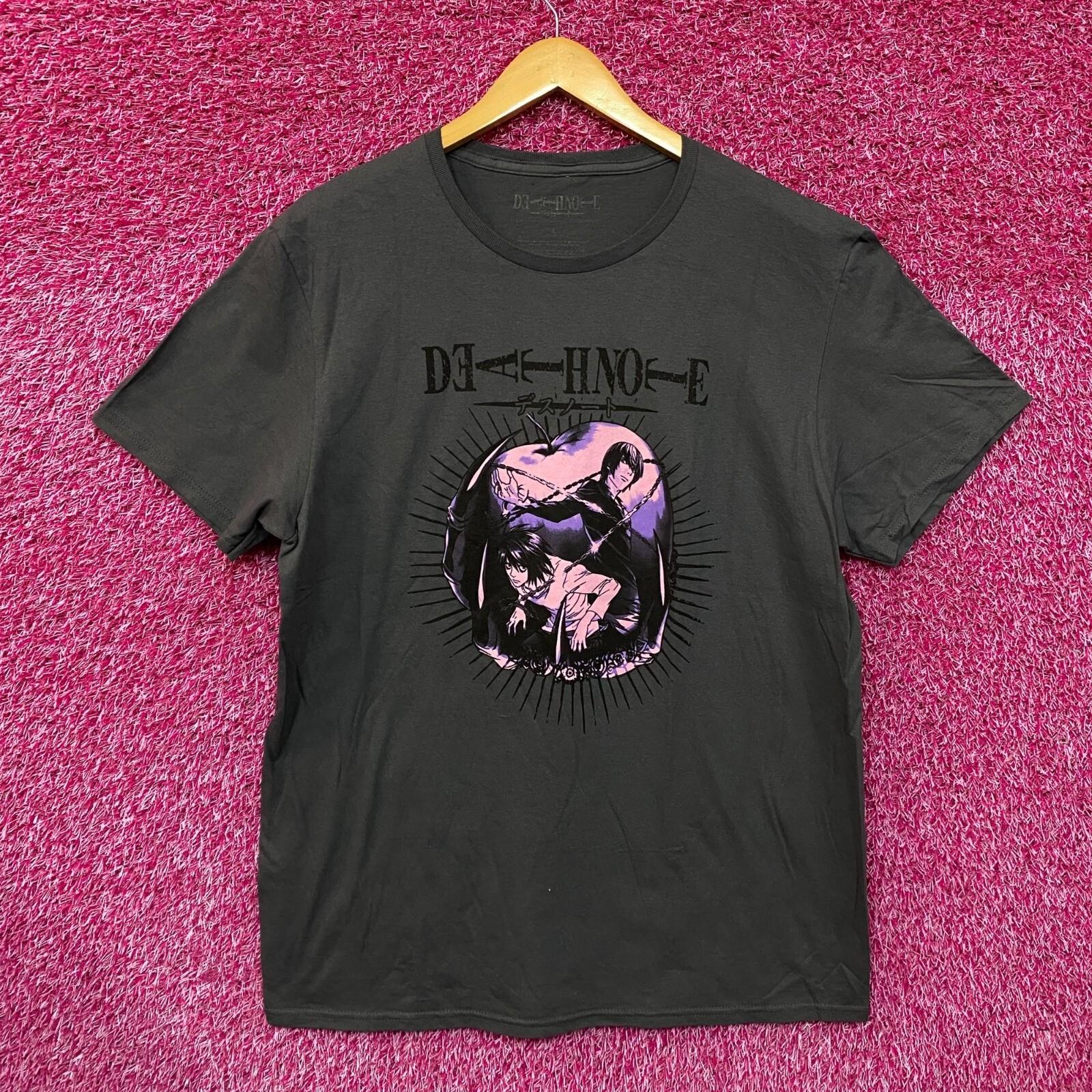 Death Note Light Yagami vs L in Ryuks Apple Anime Tee L XL