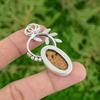 Daughters Day Sale Bauxite Gemstone 925 Sterling Silver Artisan Pendant Jewelry