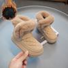 Korean Version Cute Children's Velvet Thickened Snow Boots, Winter New Student Cold-proof Cotton Boots