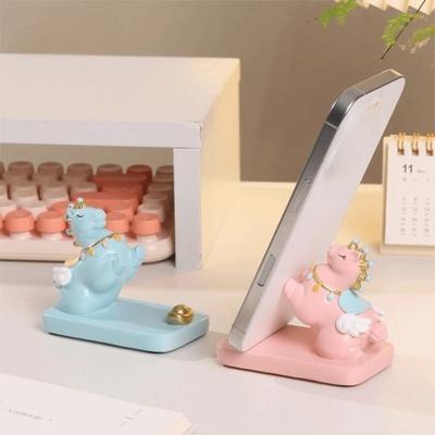 At Maskot Zodyak Midillisi Telefon Tutucu Midilli Şekli Küçük Süs Eşyası Cep Telefonu Standı Şans Getiren Reçine Cep Telefonu Braketi