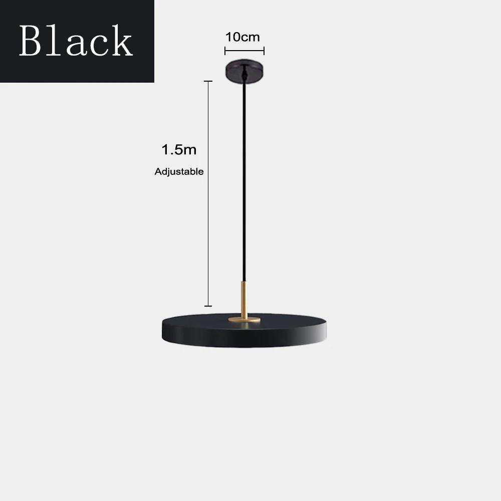 Nordic LED Pendant Lights Metal Kicthen High Ceiling For Home Indoor Living Room Decor Modern Pendent Light Round Hanging Lamp